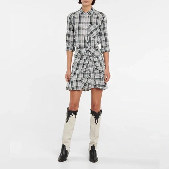 Veronica Beard Dresses & Skirts - VERONICA BEARD Valle plaid‎ minidress Size 4